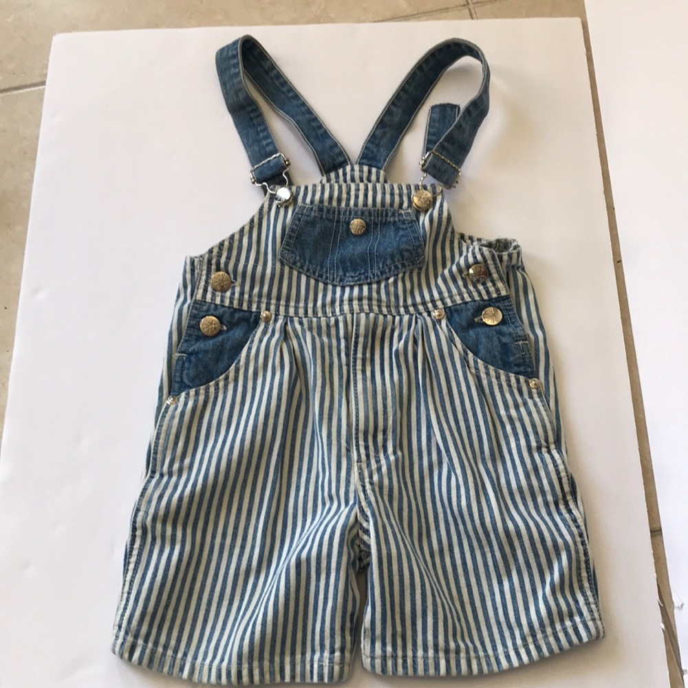 European children’s jeans overalls (short)